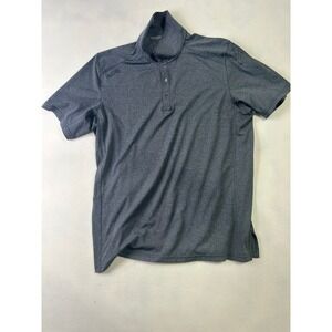 5.11 Tactical Mens Performance Polo Shirt Charcoal Gray Heather Short Sleeve L